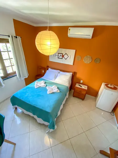 A Suite 18 da Refúgio Pousada Fortaleza para Casal. A Pousada é uma das melhores de Fortaleza