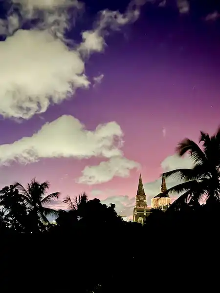 A vista para a Catedral da Refúgio Pousada Fortaleza, uma das melhores Pousadas de Fortaleza