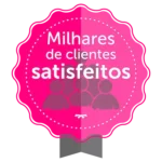 Selo de satisfação do Refúgio Hostel Fortaleza & Pousada em magenta para o Black Friday